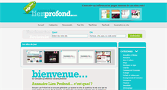 Desktop Screenshot of annuaire-lien-profond.com