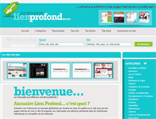 Tablet Screenshot of annuaire-lien-profond.com